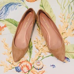Audrey Brooke Suede Flats